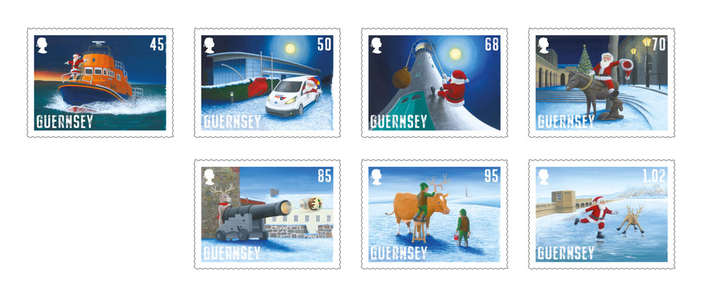 Set of 7 stamps